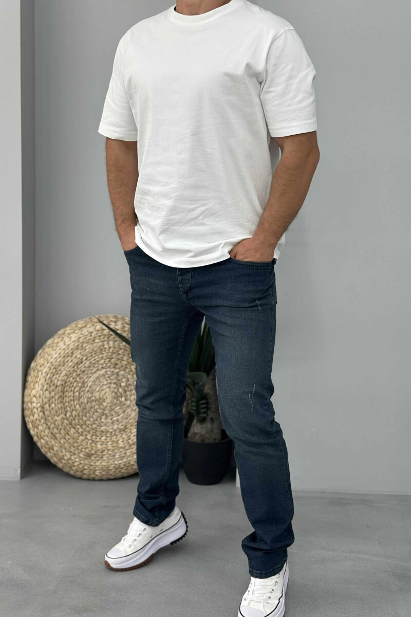 XHINSE NJË NGJYRËSHE ME GËRVISHTJE TË THJESHTA PËR MESHKUJ NË NGJYRËN GUR KALI - 1