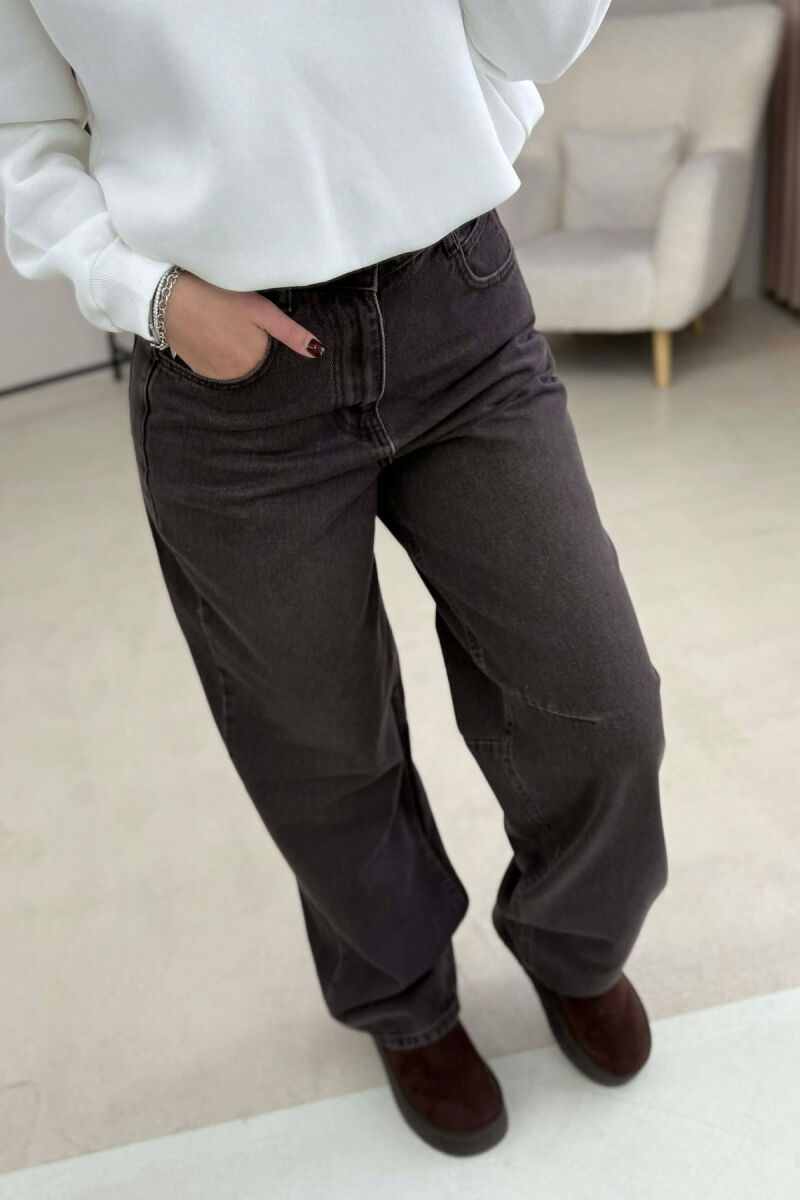 XHINSE NJË NGJYRËSHE PËR FEMRA NË NGJYRËN KAFE - 6