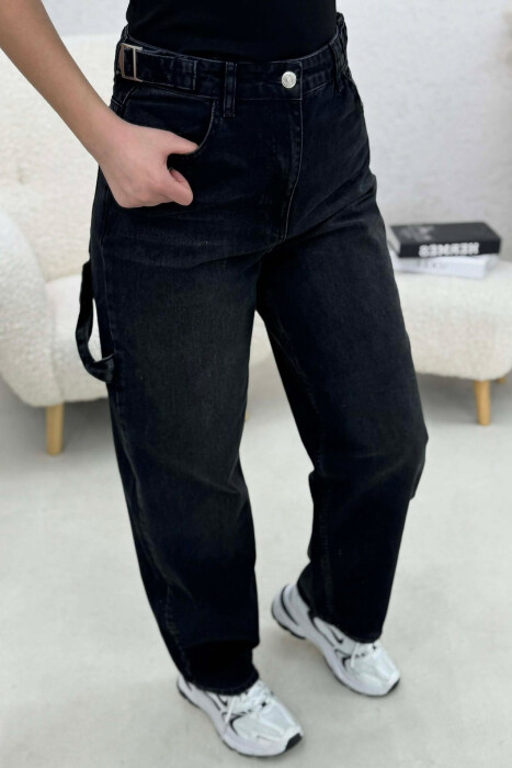 XHINSE PËR FEMRA ME DETAJIN E RRIPAVE NË NGJYRË TE ZEZE - 6