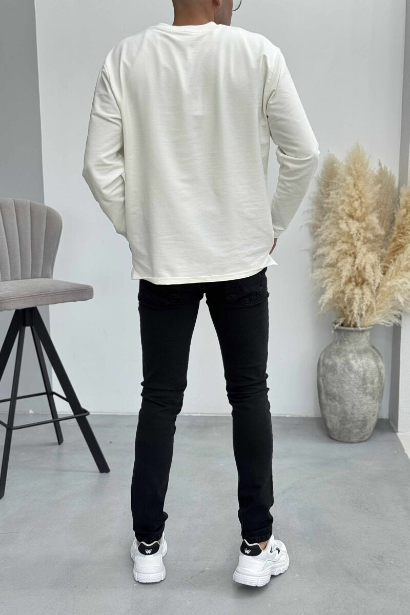 XHINSE TË THJESHTA NJË NGJYRËSHE PËR MESHKUJ NË NGJYRË TË ZEZË - 4