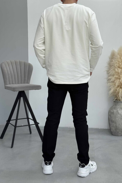 XHINSE TË THJESHTA NJË NGJYRËSHE PËR MESHKUJ NË NGJYRË TË ZEZË - 4