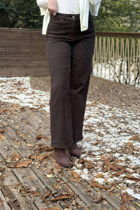 XHINSE TE THJESHTA NJE NGJYRESHE TE GJERA PER FEMRA NE NGJYRE KAFE - 3