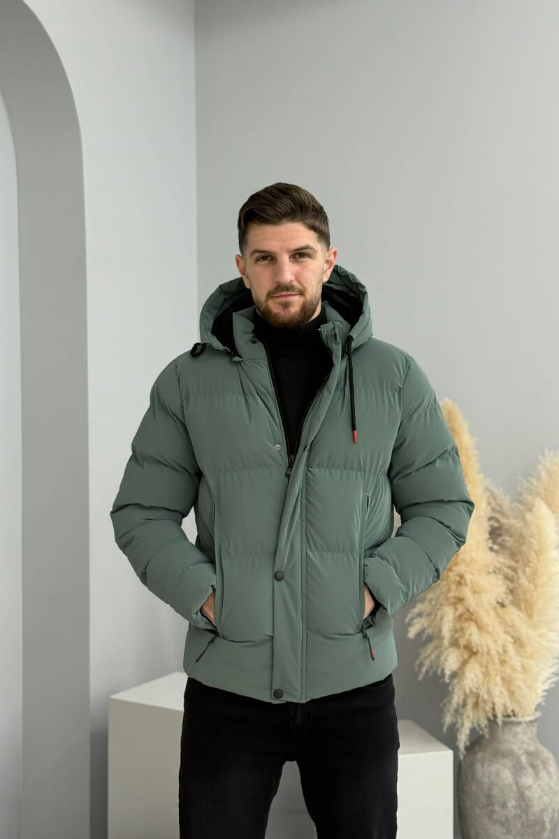 XHUP NJE NGJYRESH ME KAPUÇ DHE PUSH PER MESHKUJ NE NGJYRE GUR KALI - 3