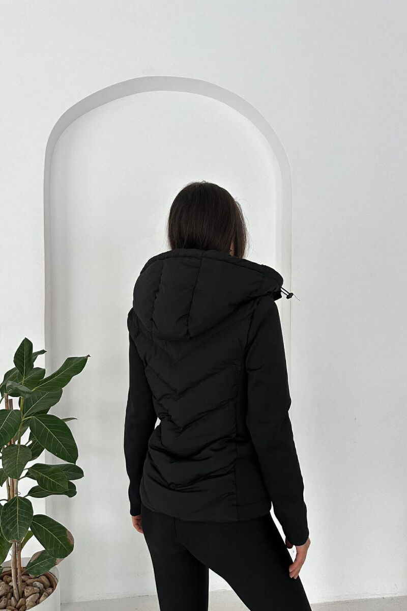 XHUP NJE NGJYRESH ME KAPUÇ PER FEMRA NE NGJYRE TE ZEZE - 7