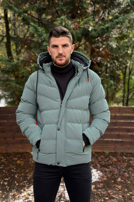 XHUP NJE NGJYRESH ME PUSH DHE KAPUÇ PER MESHKUJ NE NGJYRE GUR KALI - 2