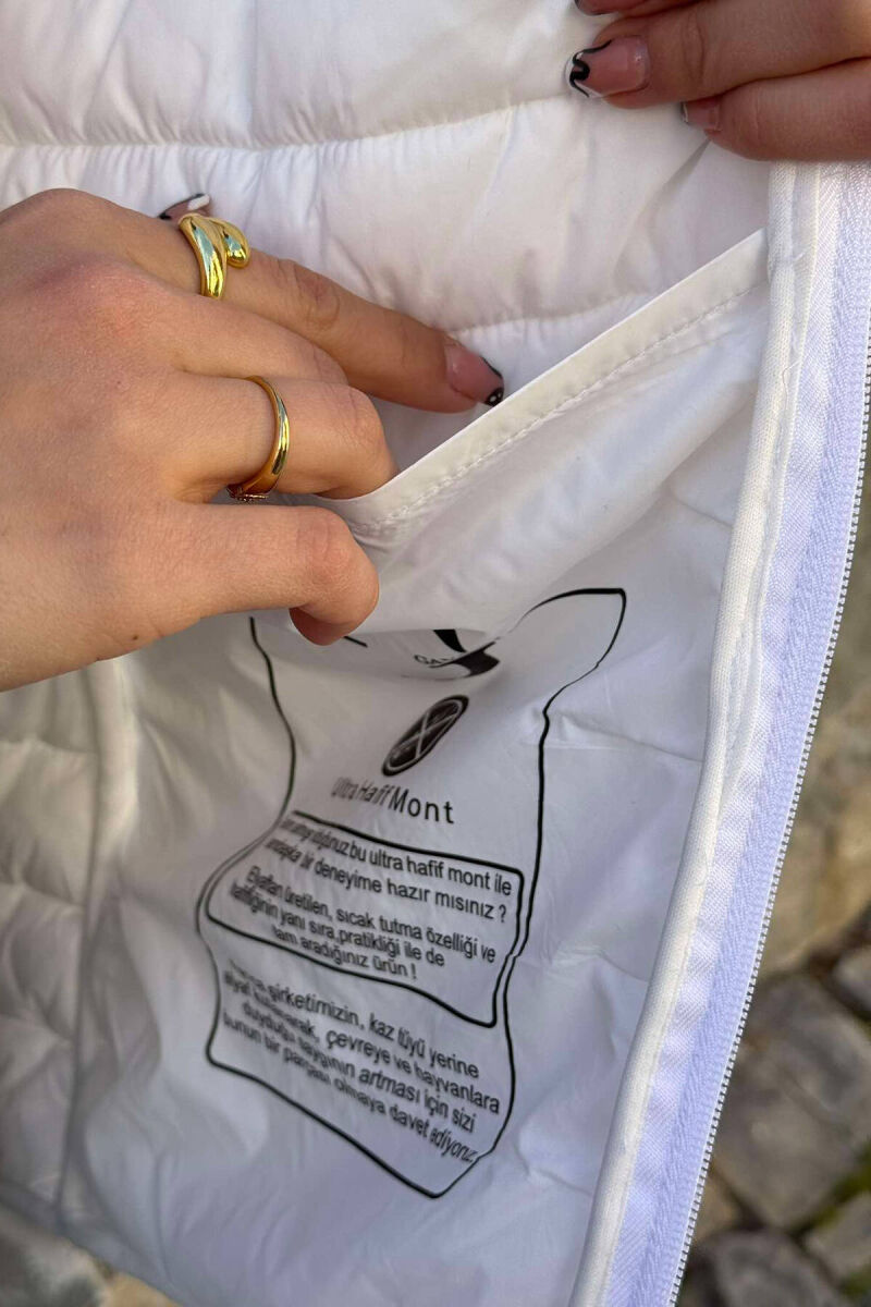 XHUP NJË NGJYRËSH PËR FEMRA NË NGJYRËN E BARDHË - 3