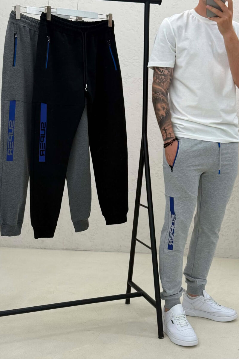PACK OF 3 PIECES WRITTINGS MEN SWEATPANTS MULTIPLE/SHNGJ - 3