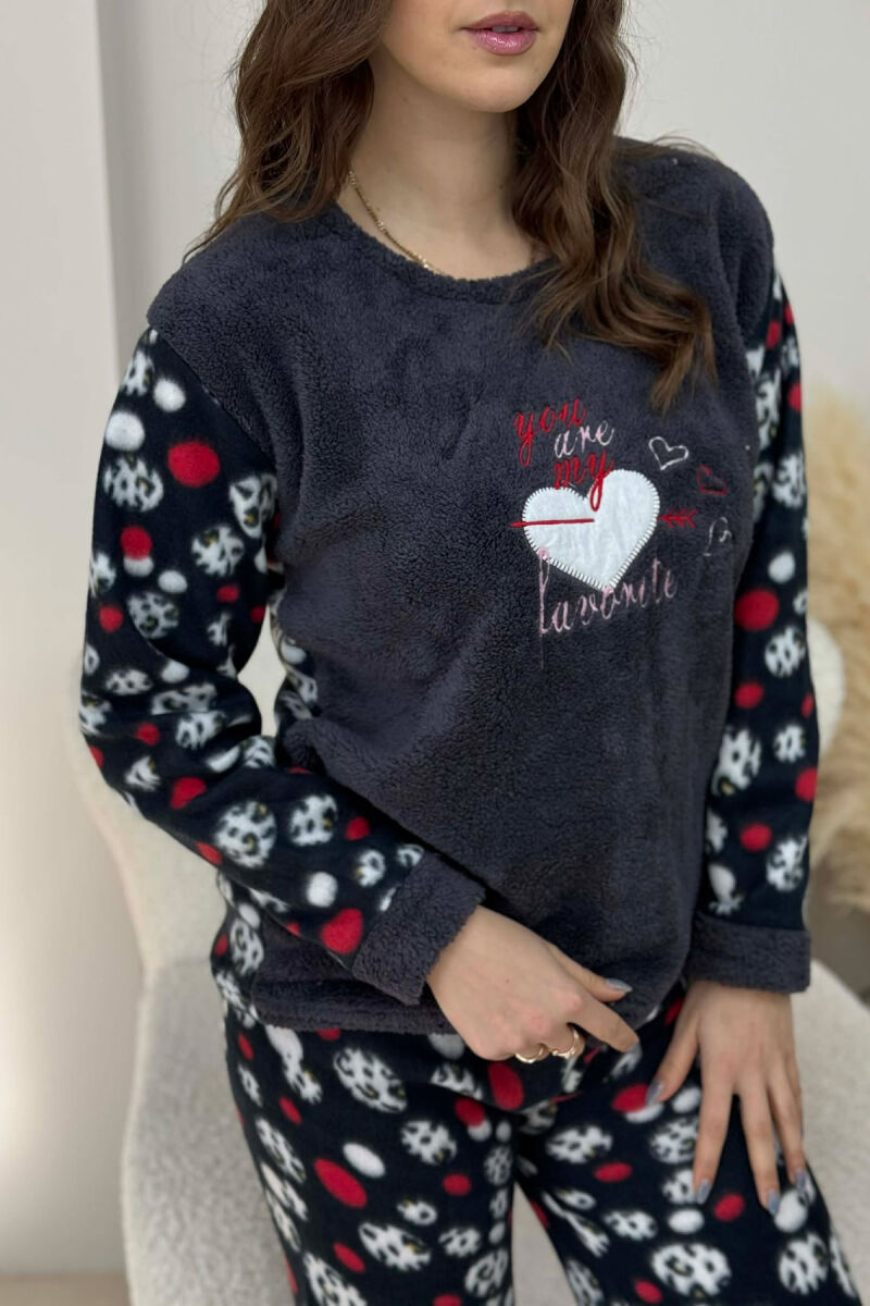 YOU ARE MY FAVORITE WOMAN PYJAMAS DARK GREY/GEE - 2