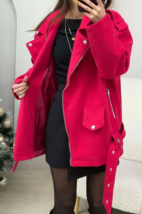 ZIPPED WOMEN JACKET FUCHSIA/CIKLAMI - 3