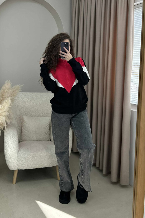 TRIKO AKRELIKE ME JAKË ME ZINXHIR PËR FEMRA NË NGJYRËN CIKLAMI - KLAUDIO FASHION