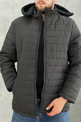 ZIPPER POCKET HOOD MEN JACKETS BLACK/ E ZEZE 