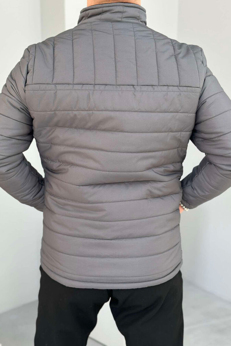 ZIPPER POCKET MEN JACKETS GREY/GRI - 7