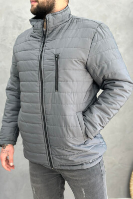 ZIPPER POCKET MEN JACKETS GREY/GRI 