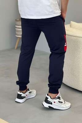 ZIPPER POCKETS MEN SWEATPANTS BLUE/BLU - 2