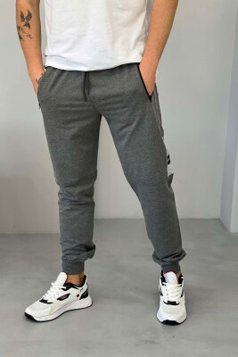 ZIPPER POCKETS MEN SWEATPANTS GREY/GRI 